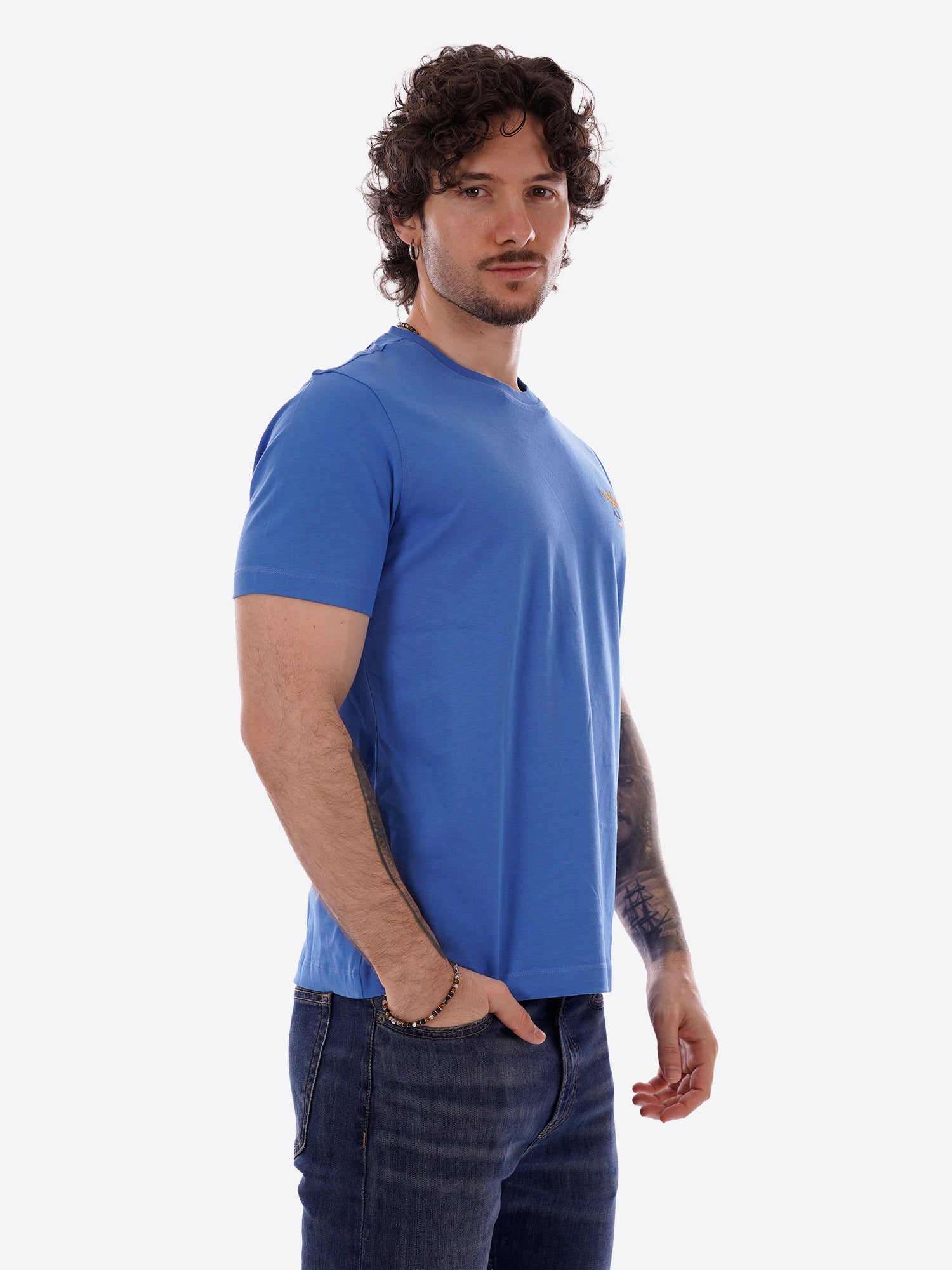 T-shirt AERONAUTICA MILITARE da Uomo - blu TS158021325 BLUETTE