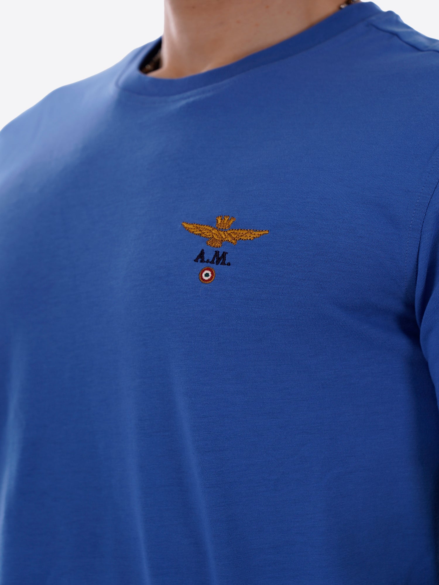 T-shirt AERONAUTICA MILITARE da Uomo - blu TS158021325 BLUETTE