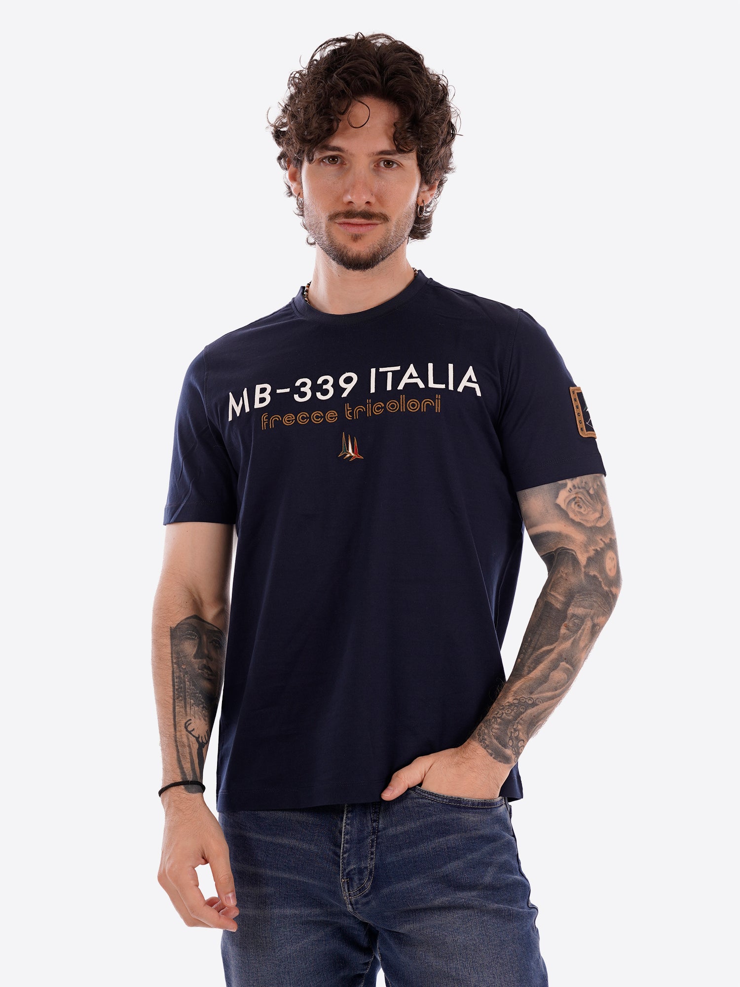 T-shirt AERONAUTICA MILITARE da Uomo - blu TS252308184 BLU