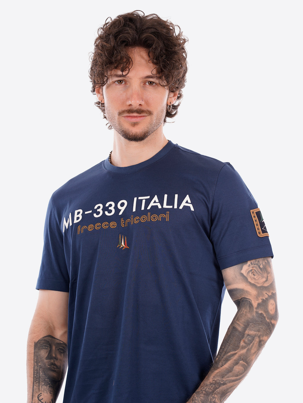 T-shirt AERONAUTICA MILITARE da Uomo - blu TS252321315 BLUAVIO