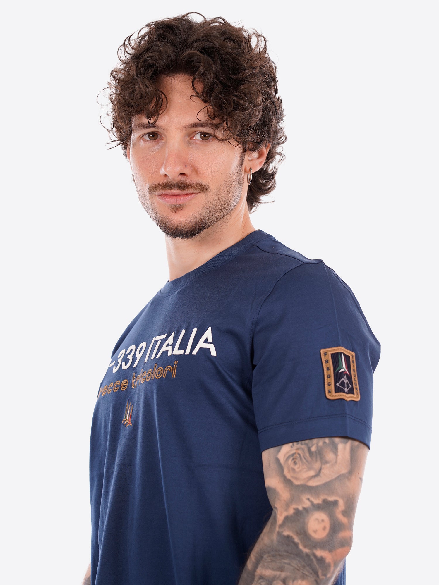 T-shirt AERONAUTICA MILITARE da Uomo - blu TS252321315 BLUAVIO