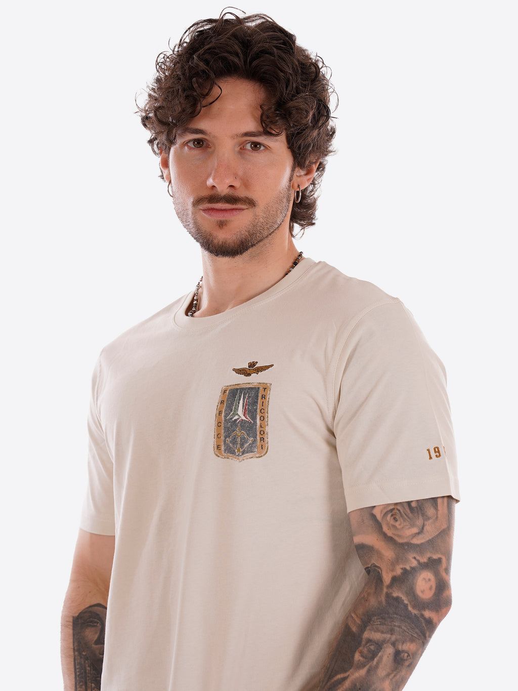 T-shirt AERONAUTICA MILITARE da Uomo - bianco TS253473078 BIANCOSPENTO