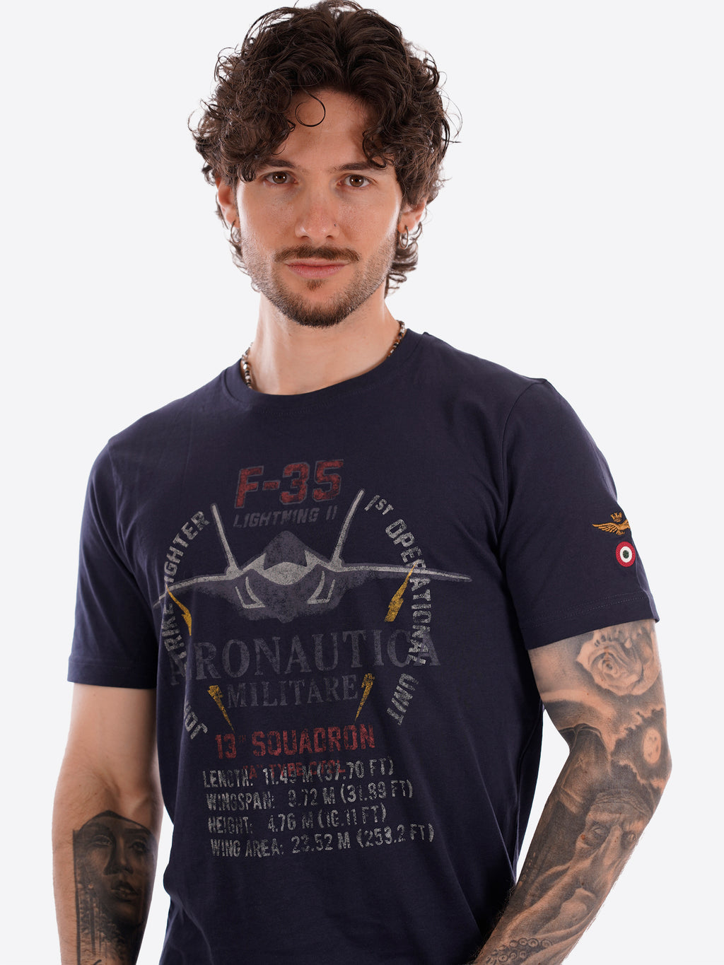 T-shirt AERONAUTICA MILITARE da Uomo - blu TS253608184 BLU