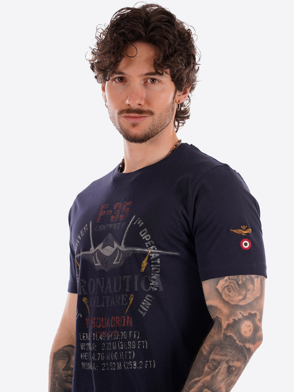 T-shirt AERONAUTICA MILITARE da Uomo - blu TS253608184 BLU