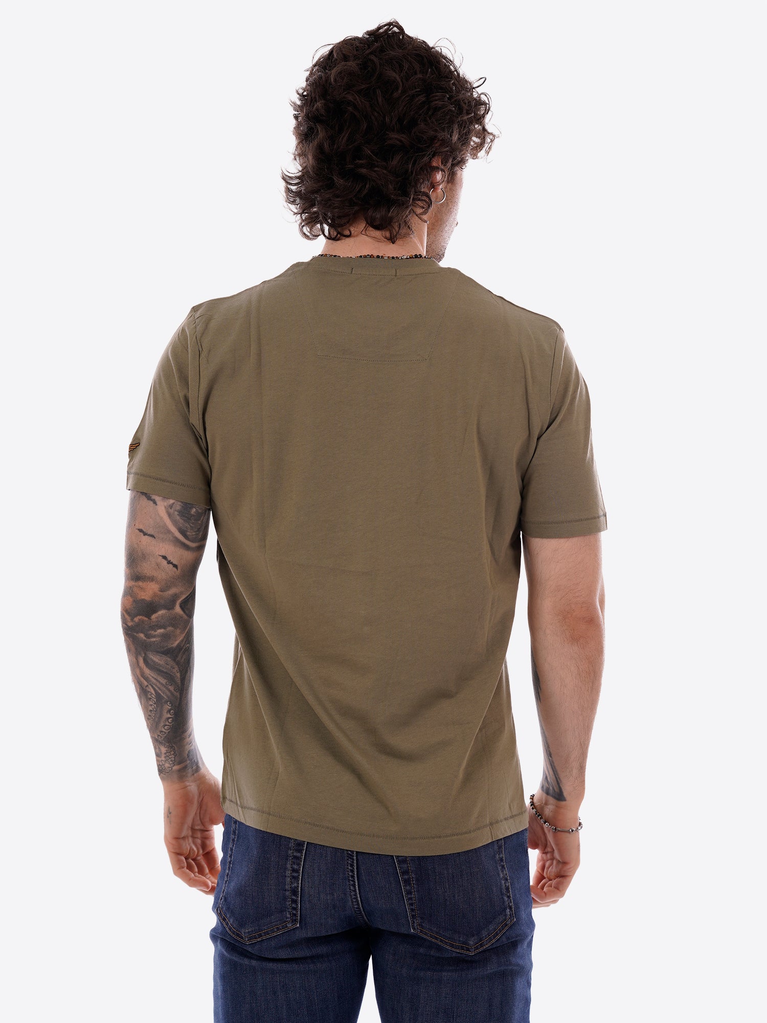 T-shirt AERONAUTICA MILITARE da Uomo - verde TS253807304 VERDE
