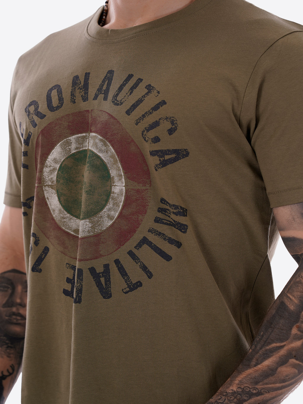 T-shirt AERONAUTICA MILITARE da Uomo - verde TS253807304 VERDE