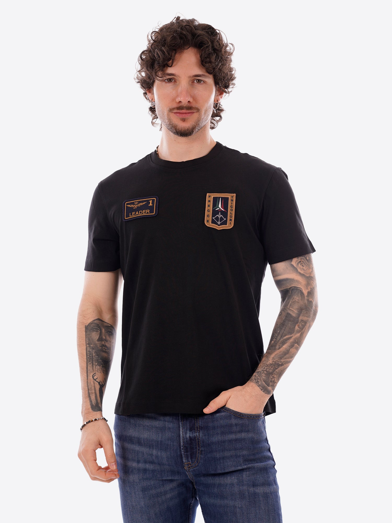 T-shirt AERONAUTICA MILITARE da Uomo - nero TS254434300 NERO