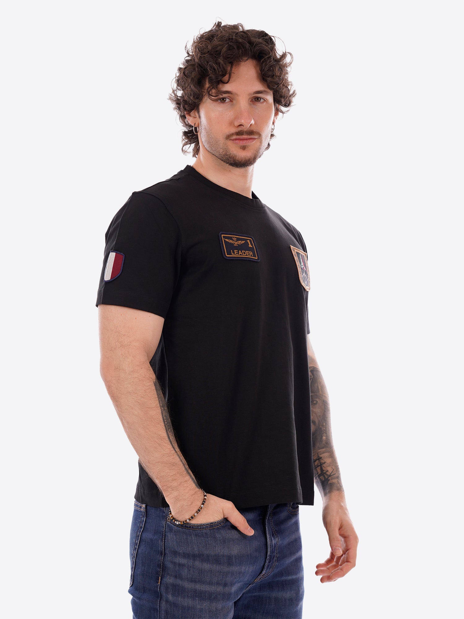 T-shirt AERONAUTICA MILITARE da Uomo - nero TS254434300 NERO