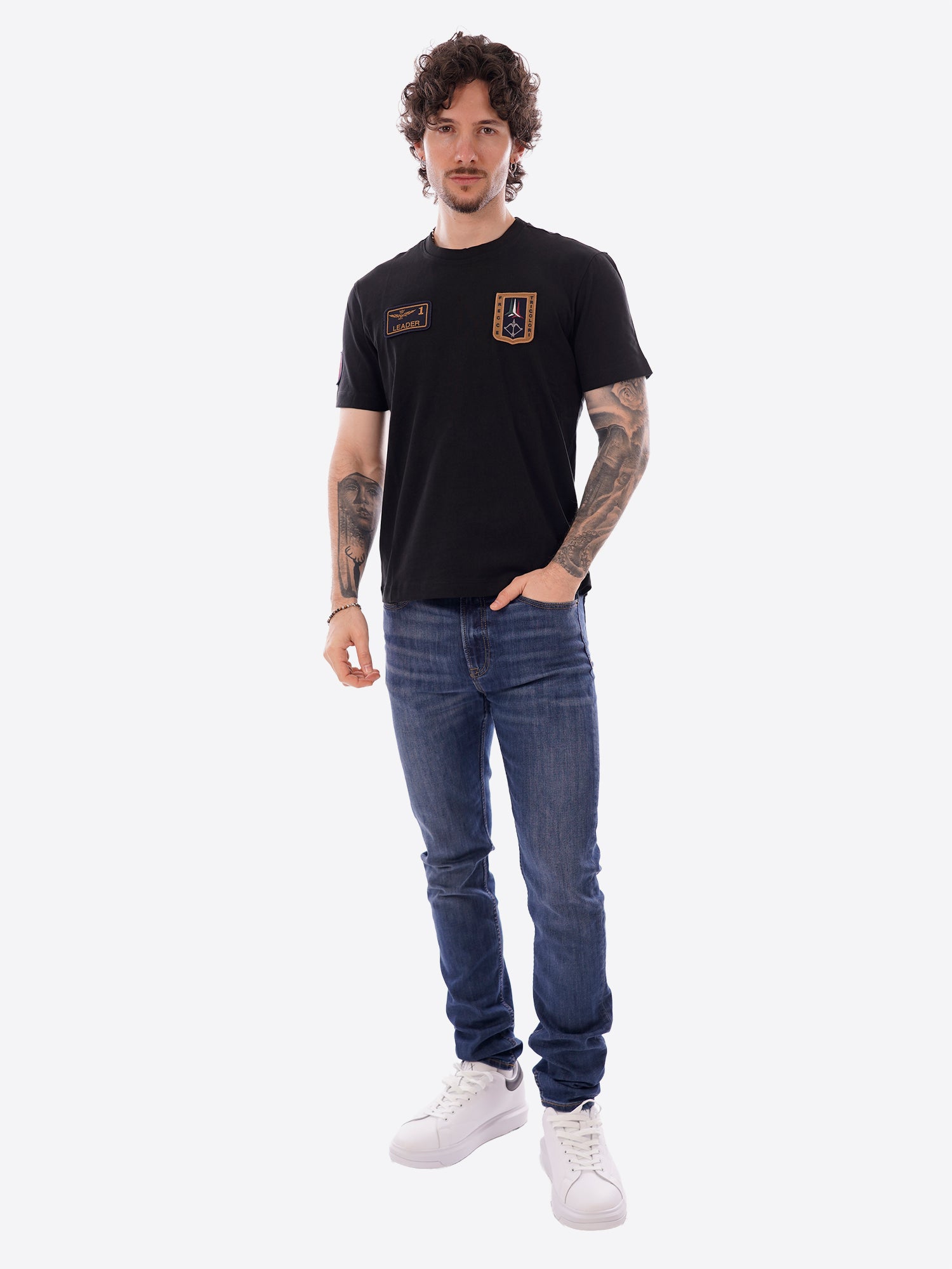 T-shirt AERONAUTICA MILITARE da Uomo - nero TS254434300 NERO