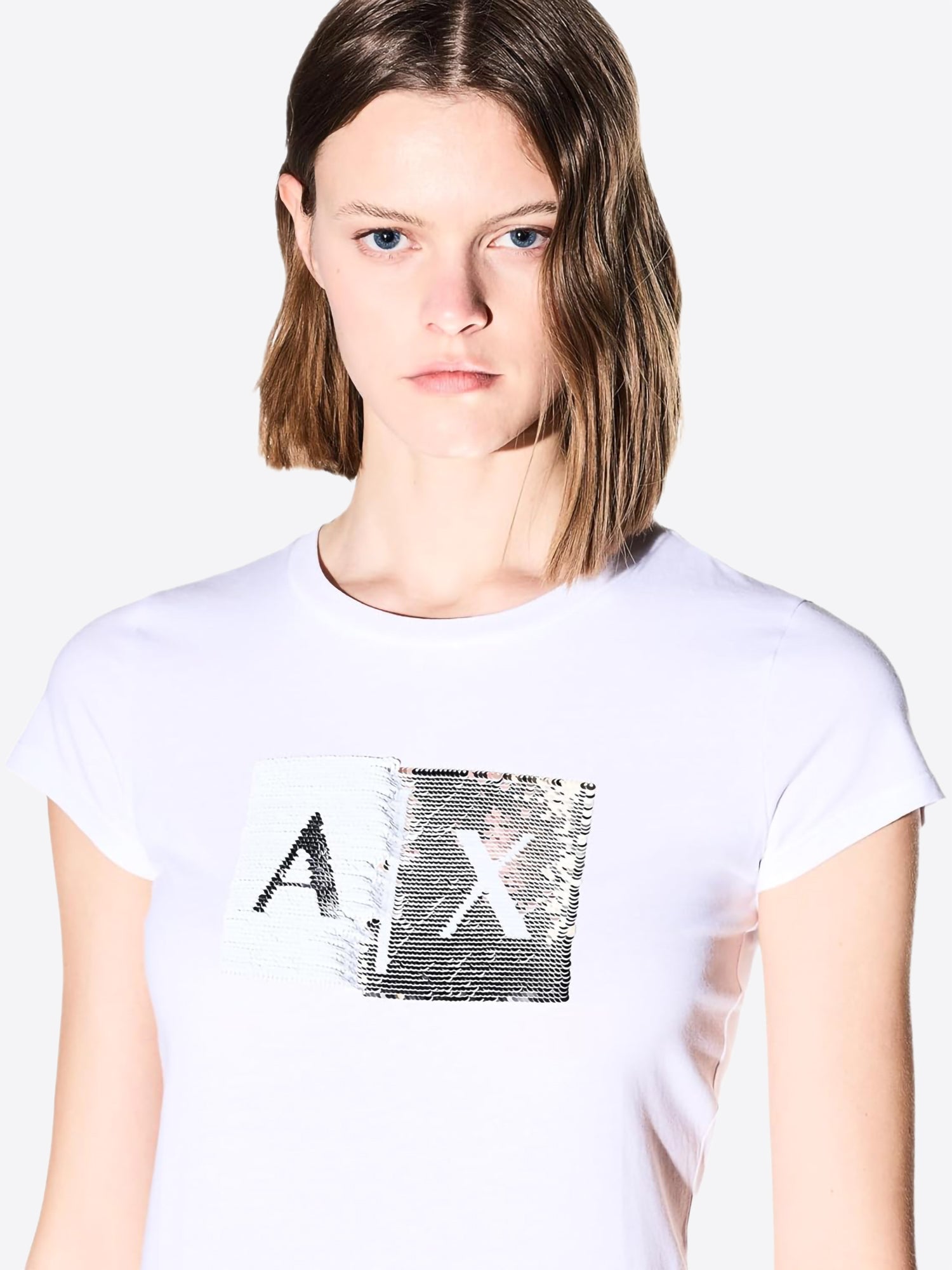 T-shirt AX ARMANI EXCHANGE da Donna - bianco 8NYTDLYJ73Z6110