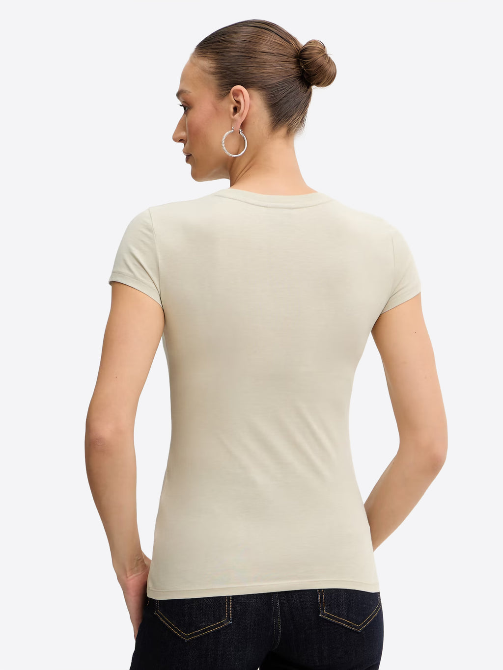 T-shirt AX ARMANI EXCHANGE da Donna - beige 8NYTDLYJ73ZU6275