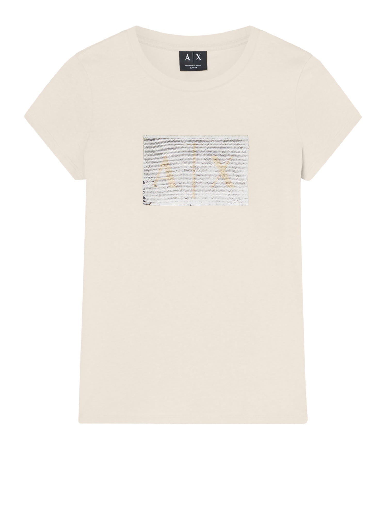 T-shirt AX ARMANI EXCHANGE da Donna - beige 8NYTDLYJ73ZU6275