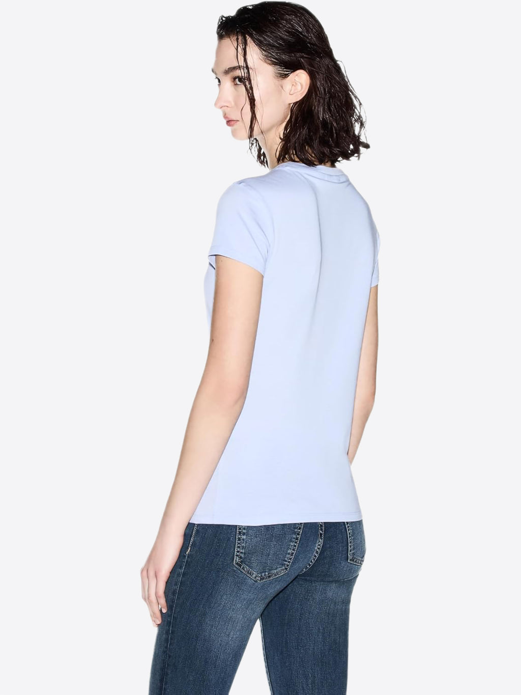 T-shirt AX ARMANI EXCHANGE da Donna - blu 8NYTDLYJ73ZU9333