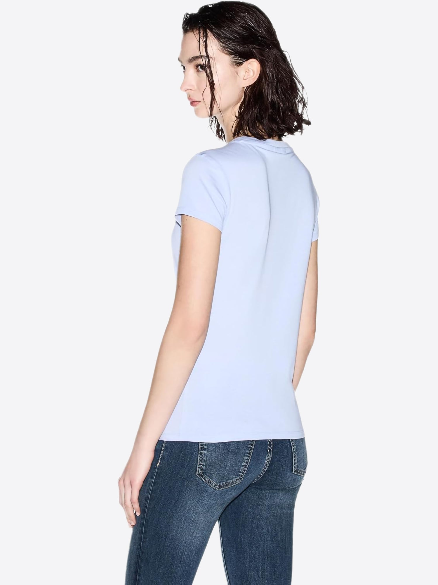 T-shirt AX ARMANI EXCHANGE da Donna - blu 8NYTDLYJ73ZU9333