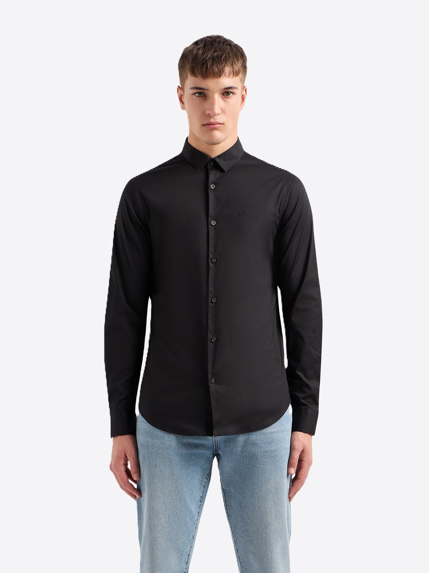 Camicia AX ARMANI EXCHANGE da Uomo - nero 8NZC311200