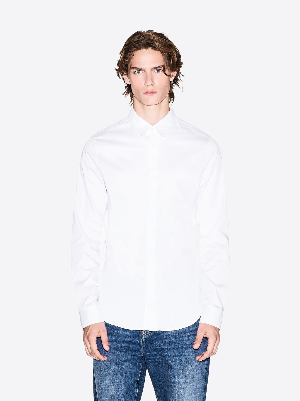 Camicia AX ARMANI EXCHANGE da Uomo - bianco 8NZCBD0113