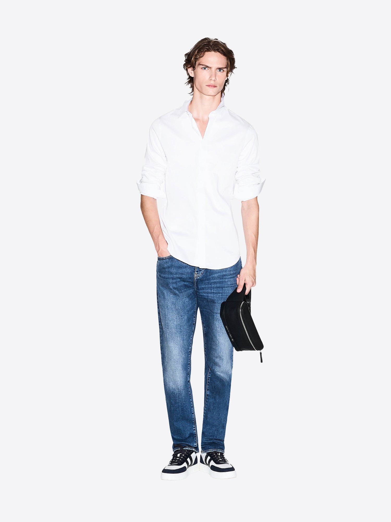 Camicia AX ARMANI EXCHANGE da Uomo - bianco 8NZCBD0113