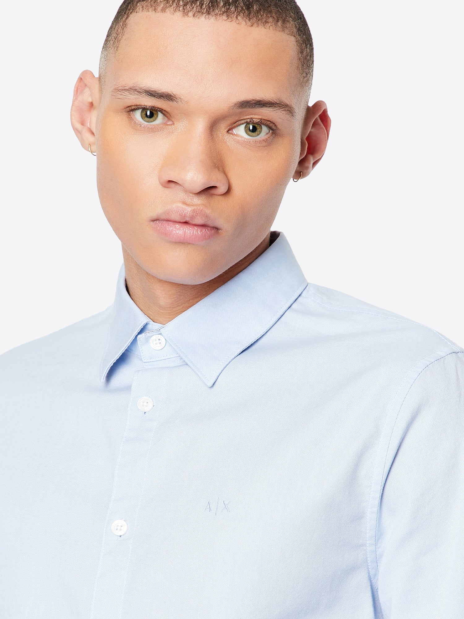 Camicia AX ARMANI EXCHANGE da Uomo - celeste 8NZCGB0536