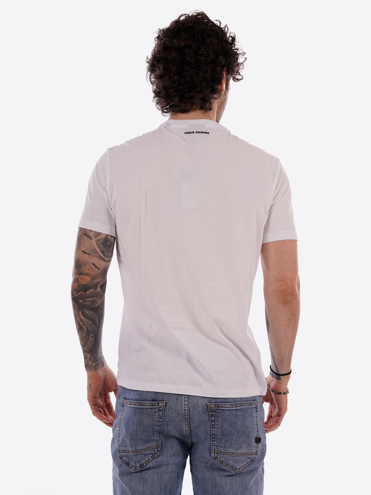 T-shirt AX ARMANI EXCHANGE da Uomo - bianco 8NZTCKZ8H4Z1100