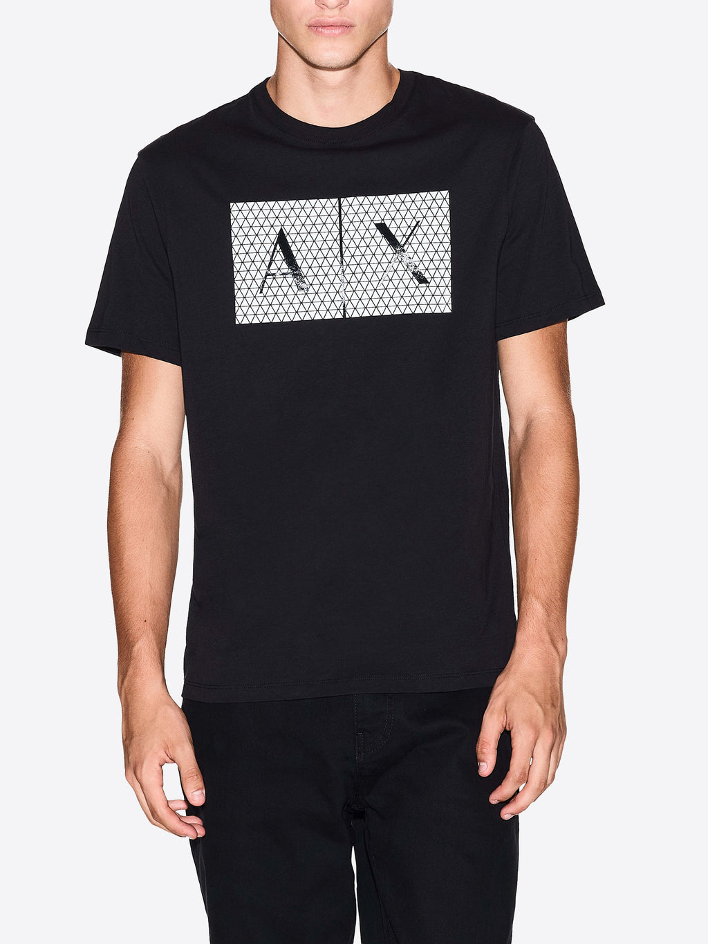 T-shirt AX ARMANI EXCHANGE da Uomo - nero 8NZTCKZ8H4Z1200