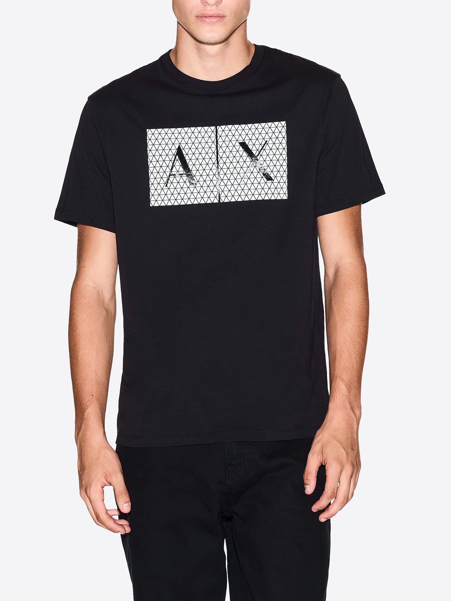 T-shirt AX ARMANI EXCHANGE da Uomo - nero 8NZTCKZ8H4Z1200