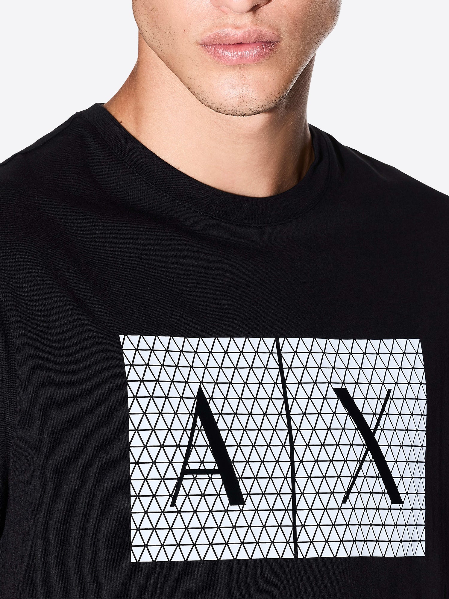 T-shirt AX ARMANI EXCHANGE da Uomo - nero 8NZTCKZ8H4Z1200