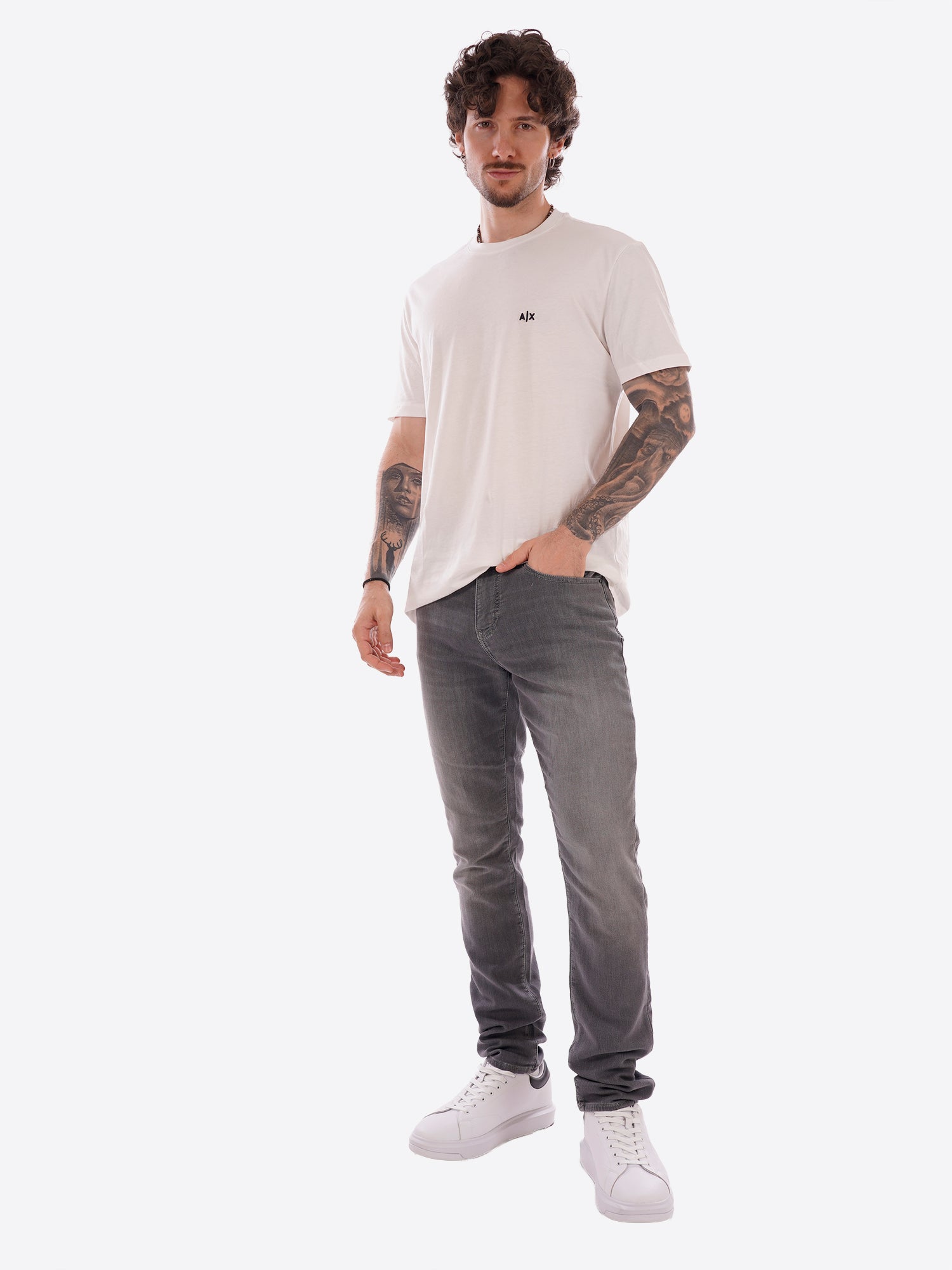 Pantalone Jeans AX ARMANI EXCHANGE da Uomo - nero XM000070AF14369M8013