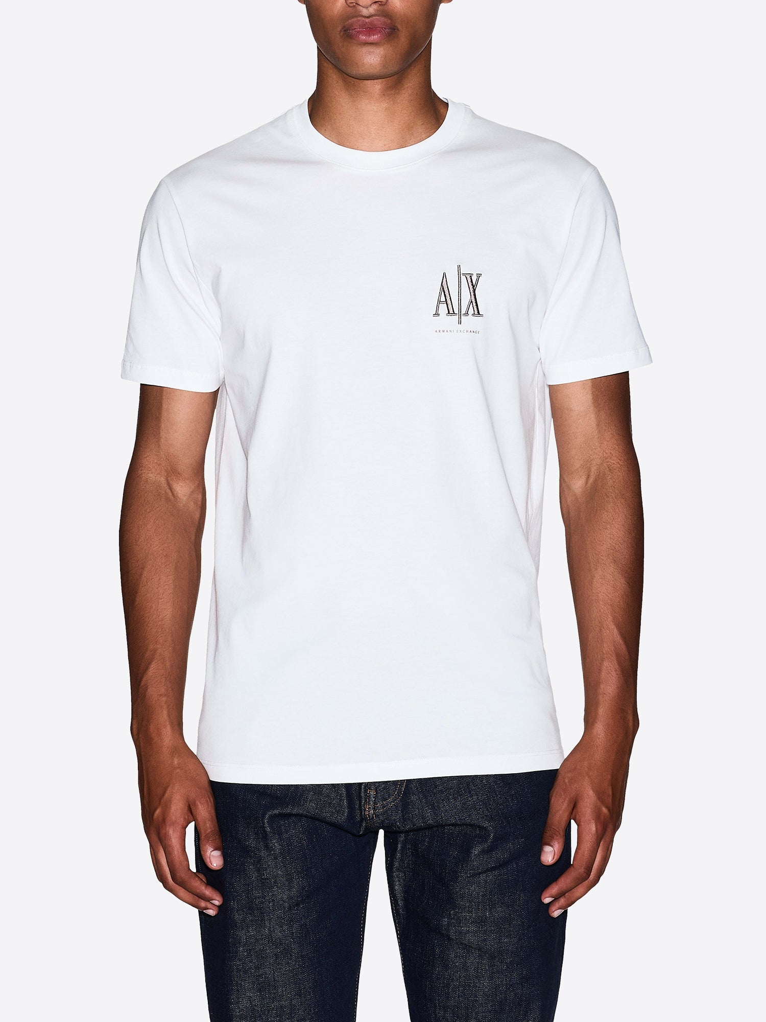 T-shirt AX ARMANI EXCHANGE da Uomo - bianco XM000365U0009