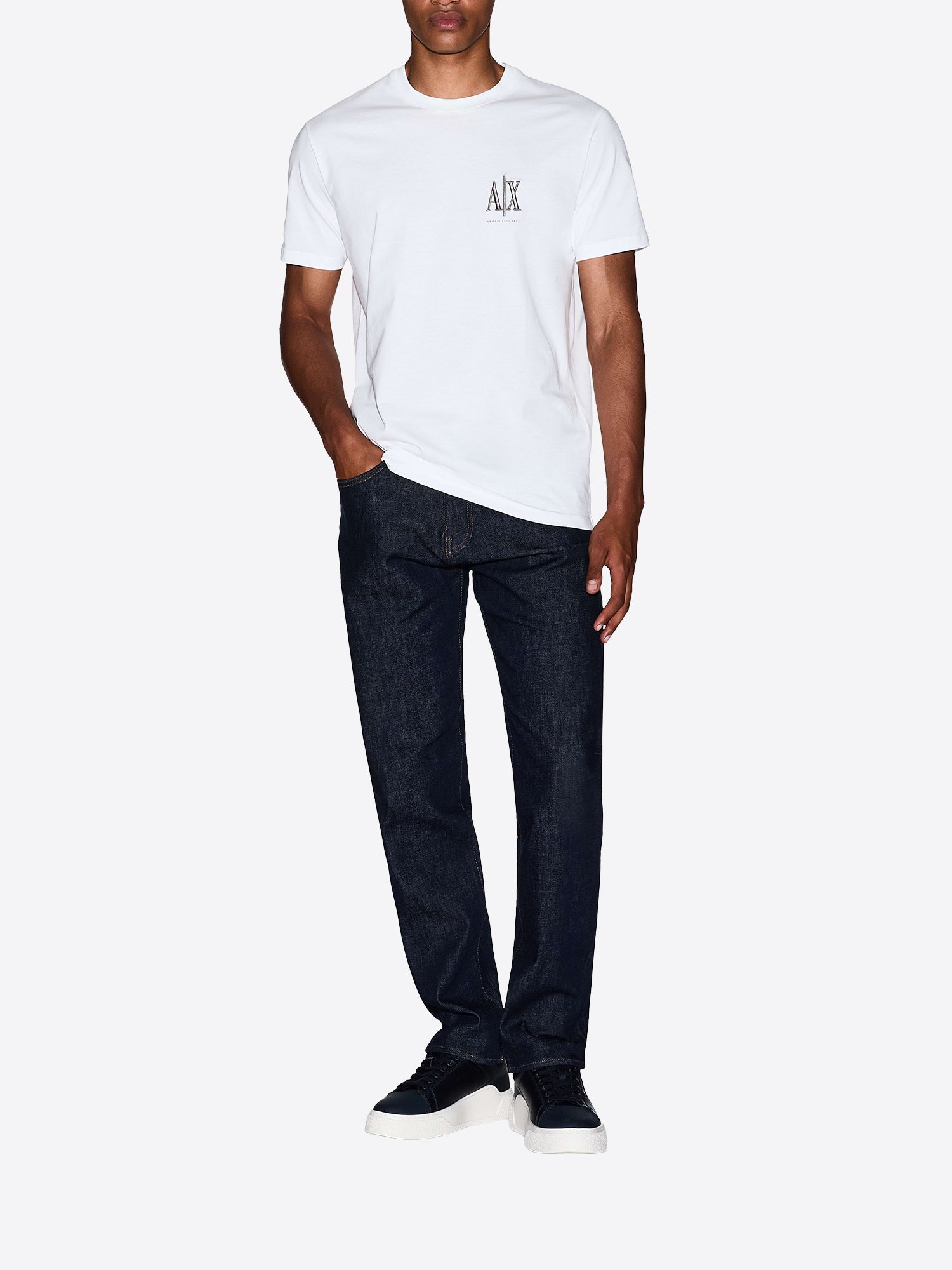 T-shirt AX ARMANI EXCHANGE da Uomo - bianco XM000365U0009