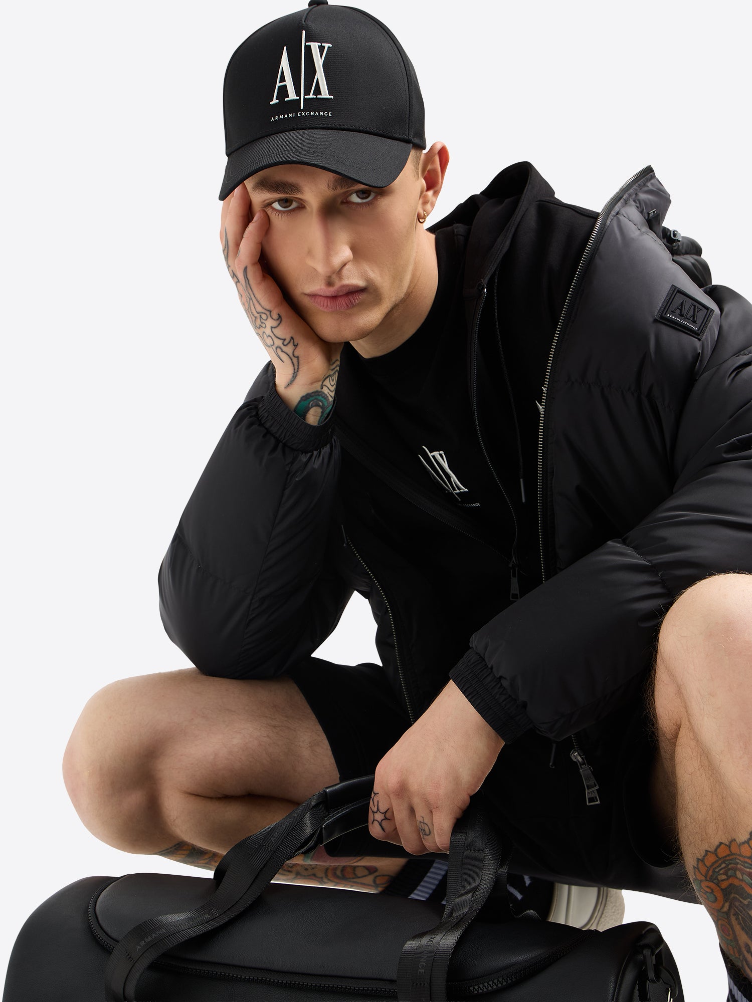 Bermuda AX ARMANI EXCHANGE da Uomo - nero XM000372UC001