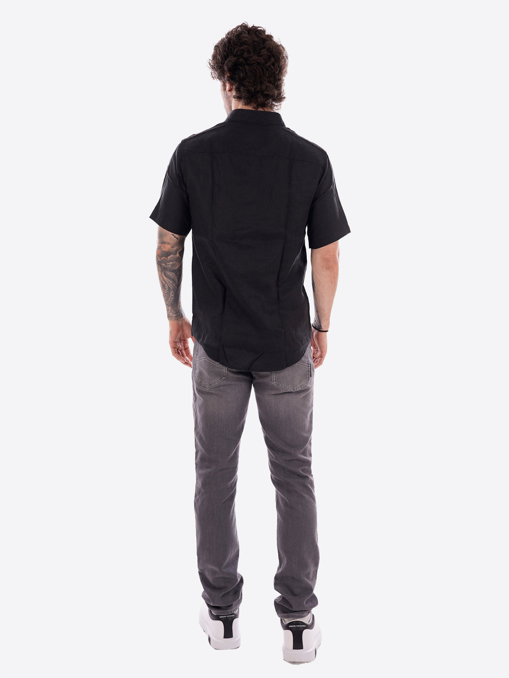 Camicia AX ARMANI EXCHANGE da Uomo - nero XM001223UC001