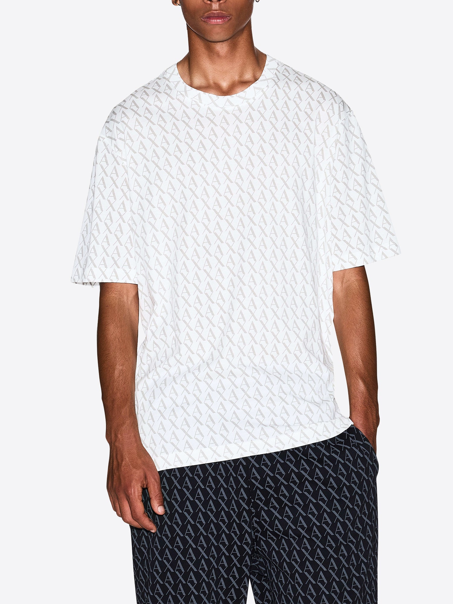 T-shirt AX ARMANI EXCHANGE da Uomo - bianco XM001228F0017