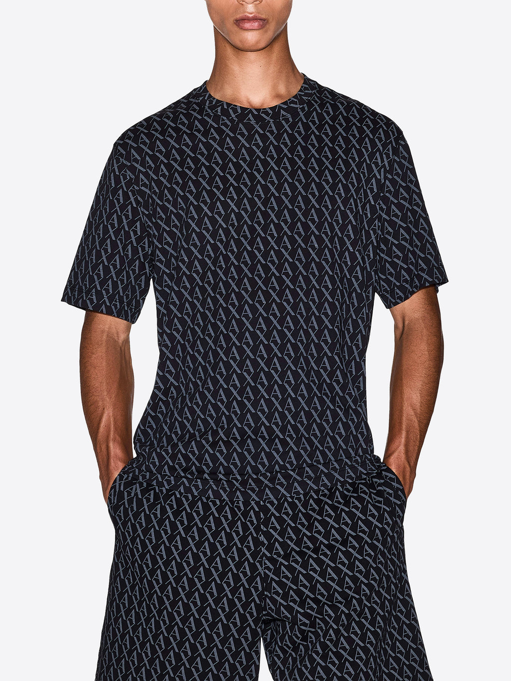 T-shirt AX ARMANI EXCHANGE da Uomo - nero XM001228FC026
