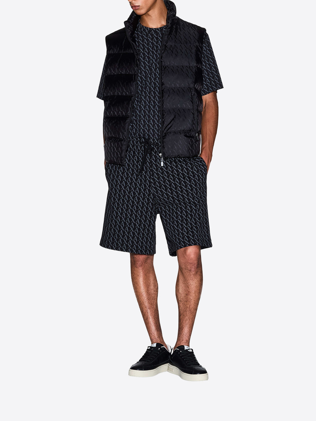 T-shirt AX ARMANI EXCHANGE da Uomo - nero XM001228FC026