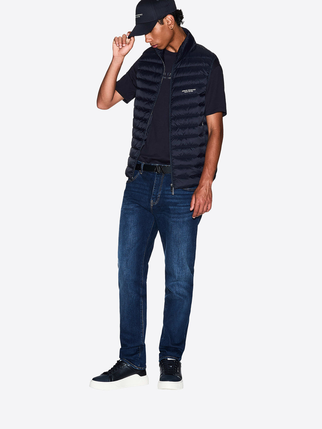T-shirt AX ARMANI EXCHANGE da Uomo - blu XM001280UB101