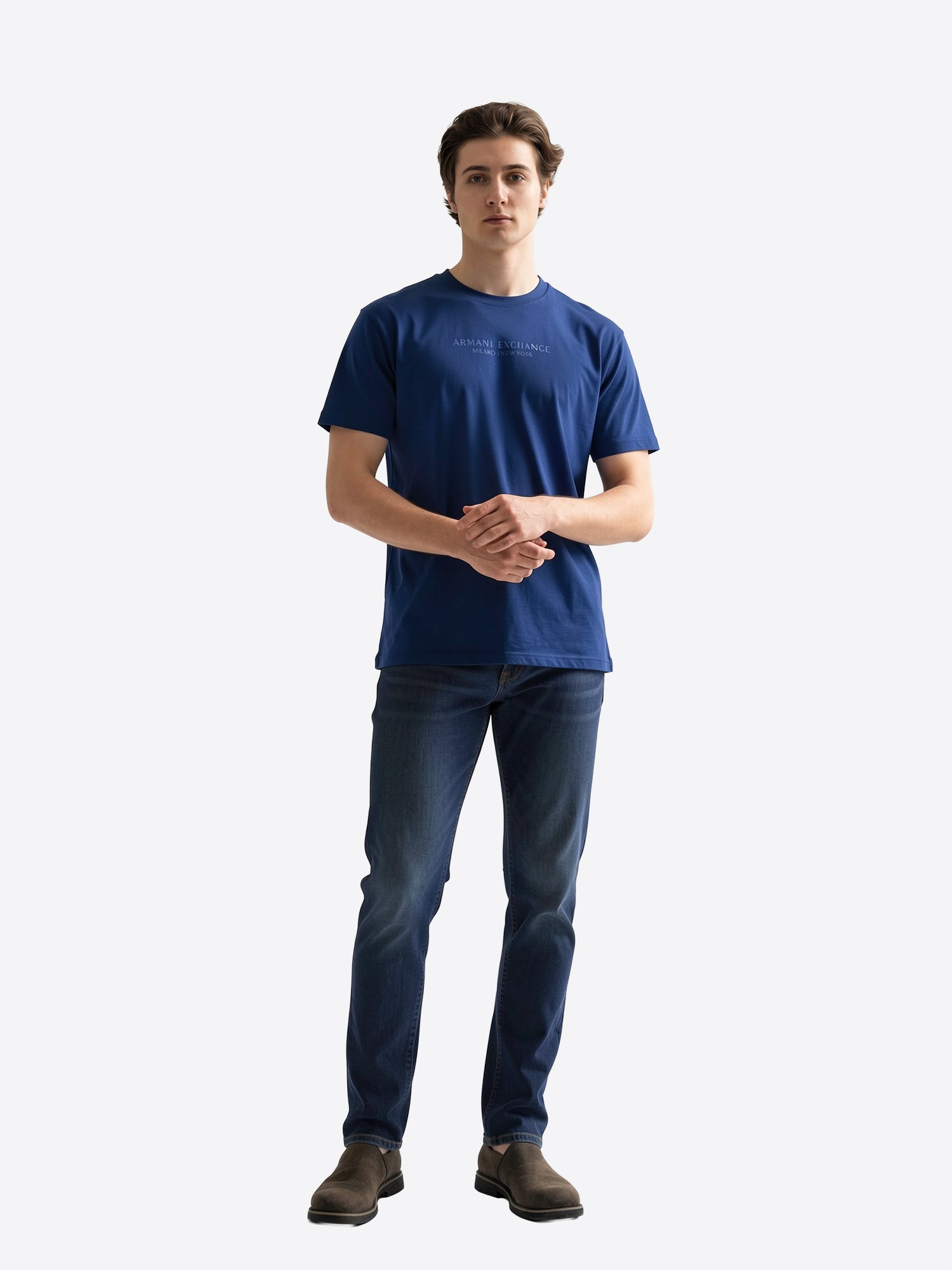 T-shirt AX ARMANI EXCHANGE da Uomo - blu XM001280UB131