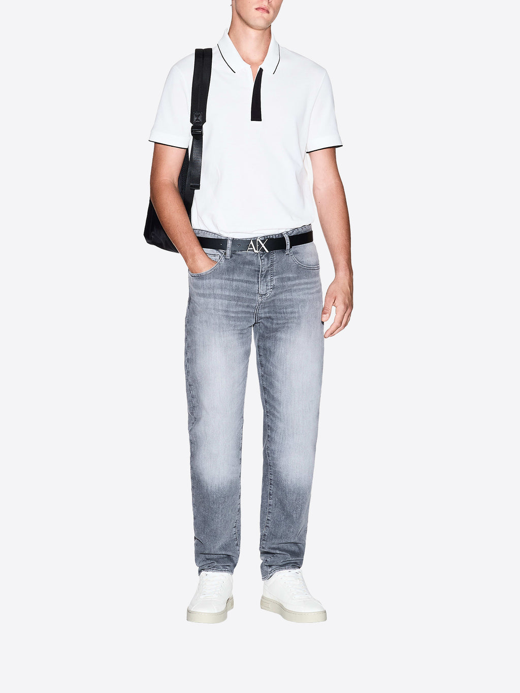 Polo AX ARMANI EXCHANGE da Uomo - bianco XM001285U0009