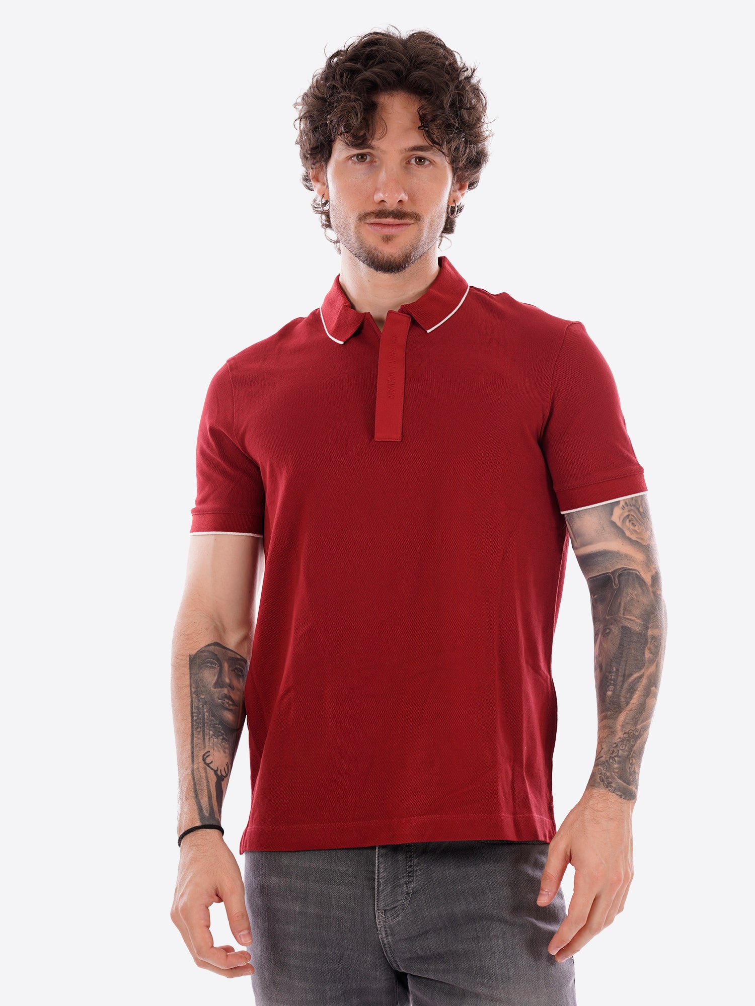 Polo AX ARMANI EXCHANGE da Uomo - rosso XM001285U5101