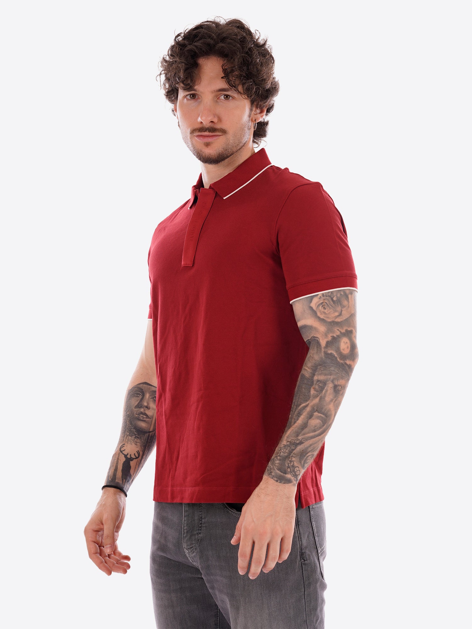 Polo AX ARMANI EXCHANGE da Uomo - rosso XM001285U5101