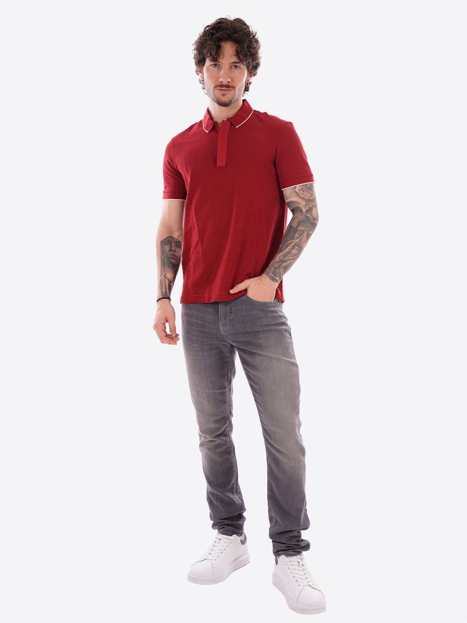 Polo AX ARMANI EXCHANGE da Uomo - rosso XM001285U5101