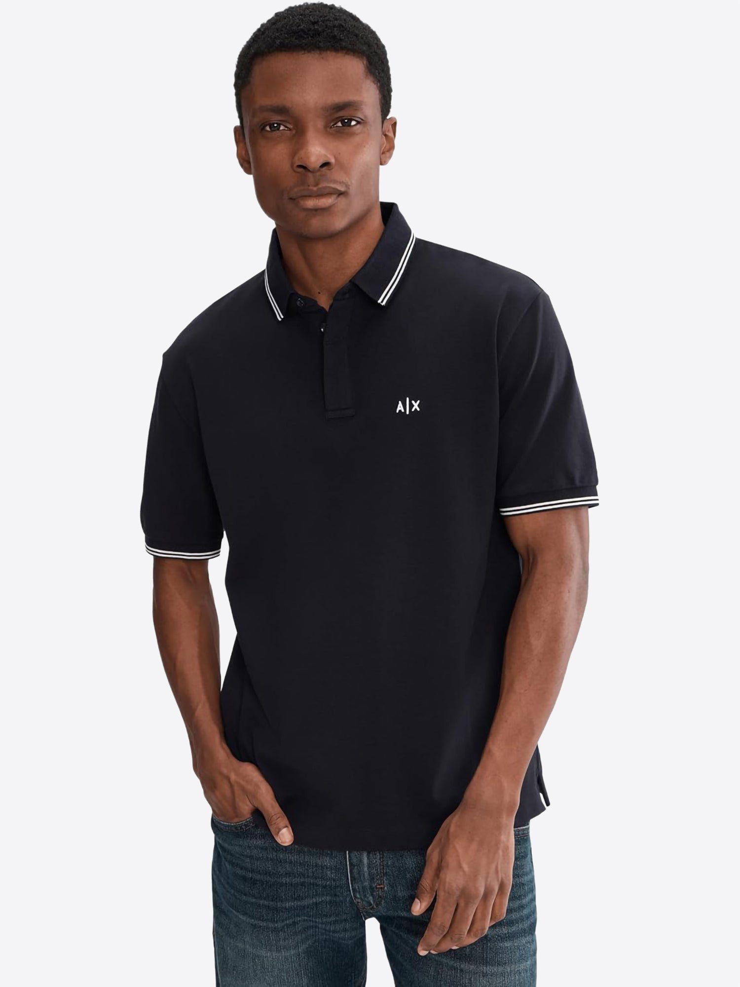 Polo AX ARMANI EXCHANGE da Uomo - blu XM001287UB101