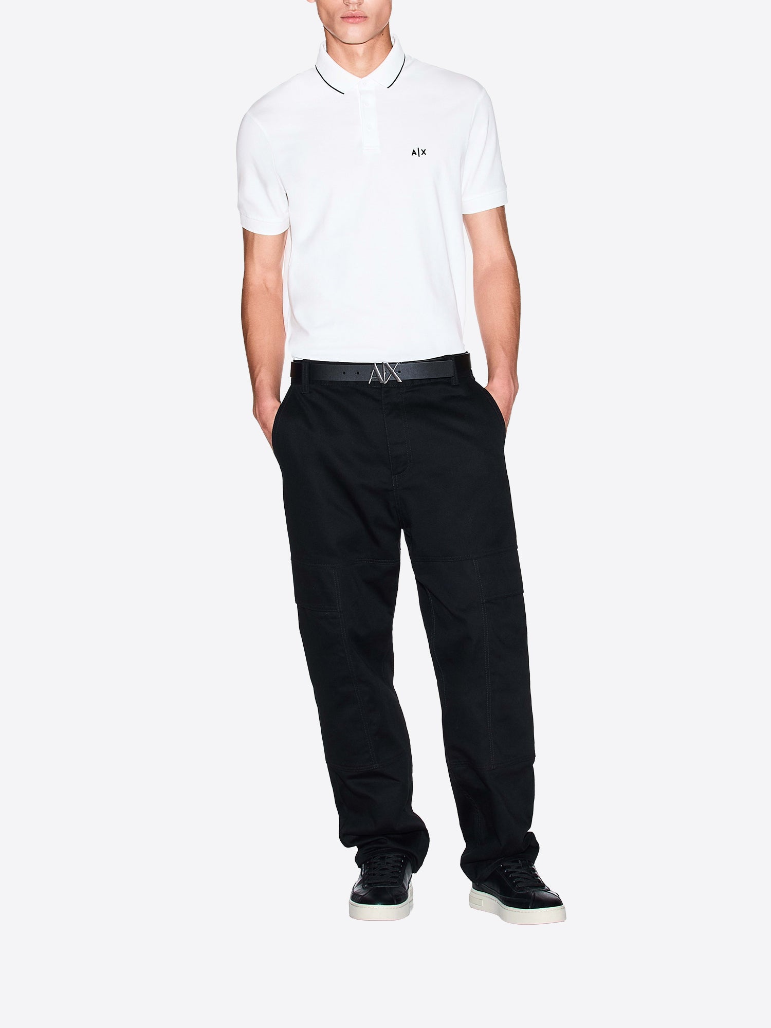 Polo AX ARMANI EXCHANGE da Uomo - bianco XM001289U0009