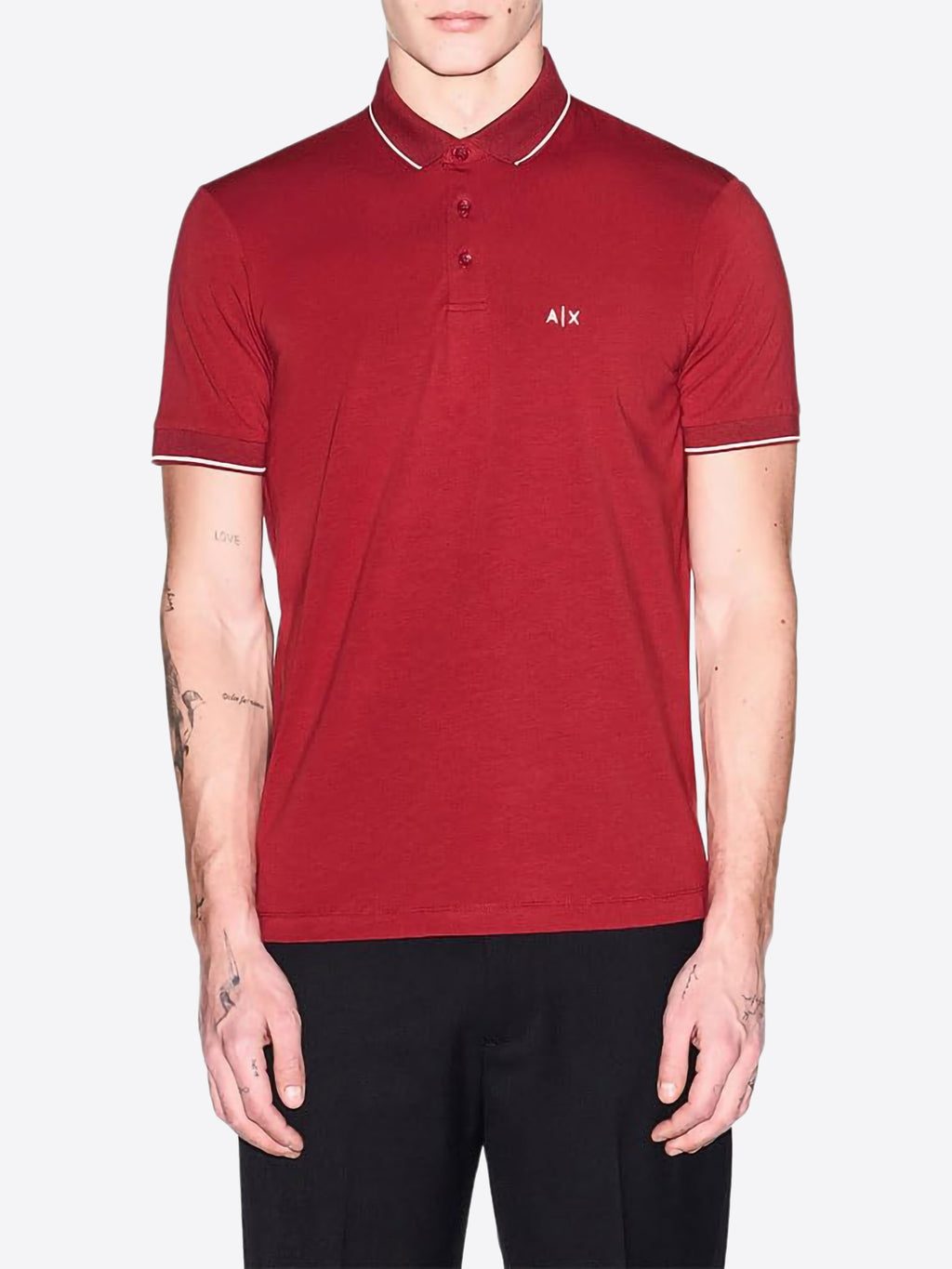 Polo AX ARMANI EXCHANGE da Uomo - rosso XM001289U5101