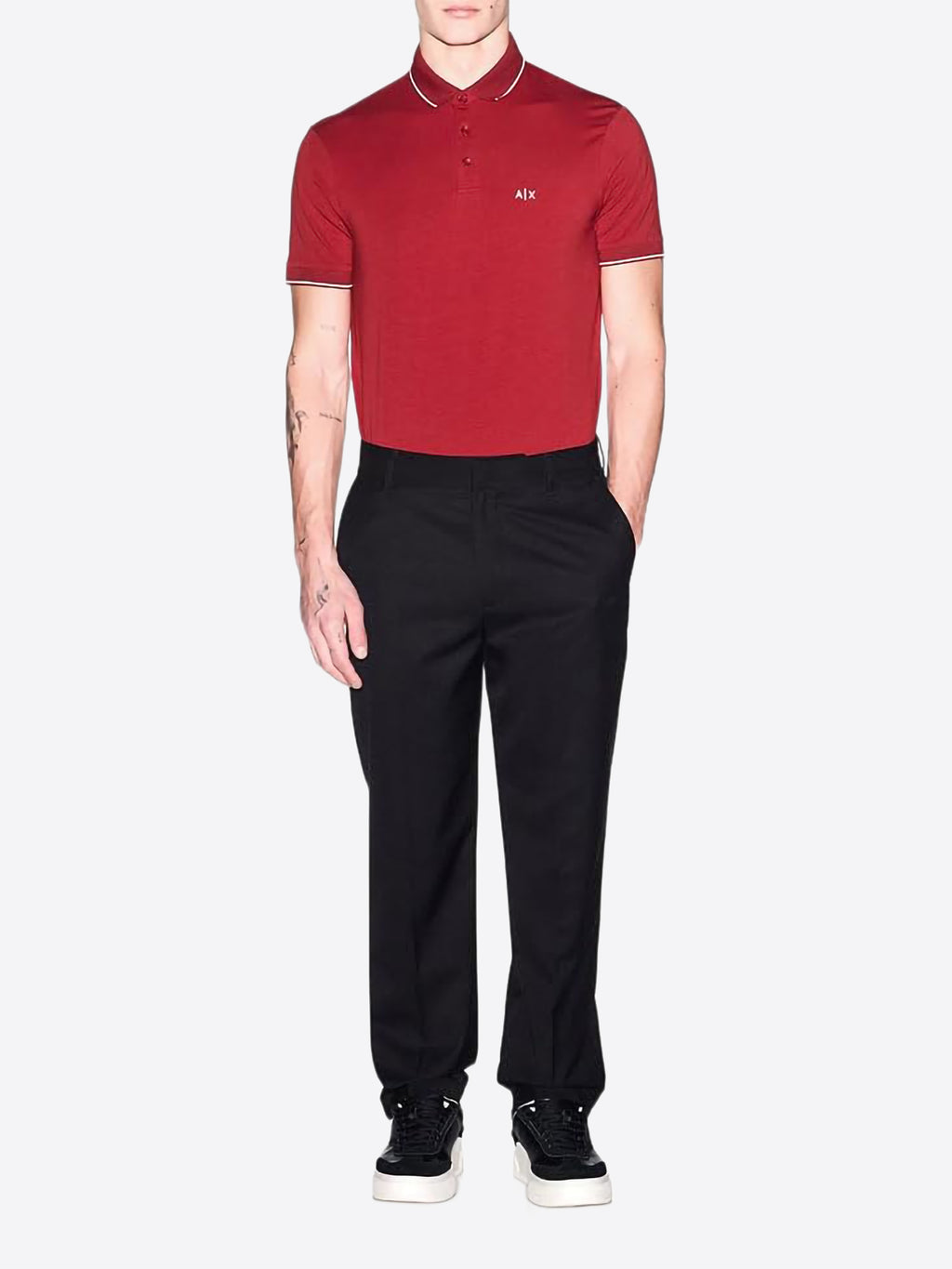 Polo AX ARMANI EXCHANGE da Uomo - rosso XM001289U5101