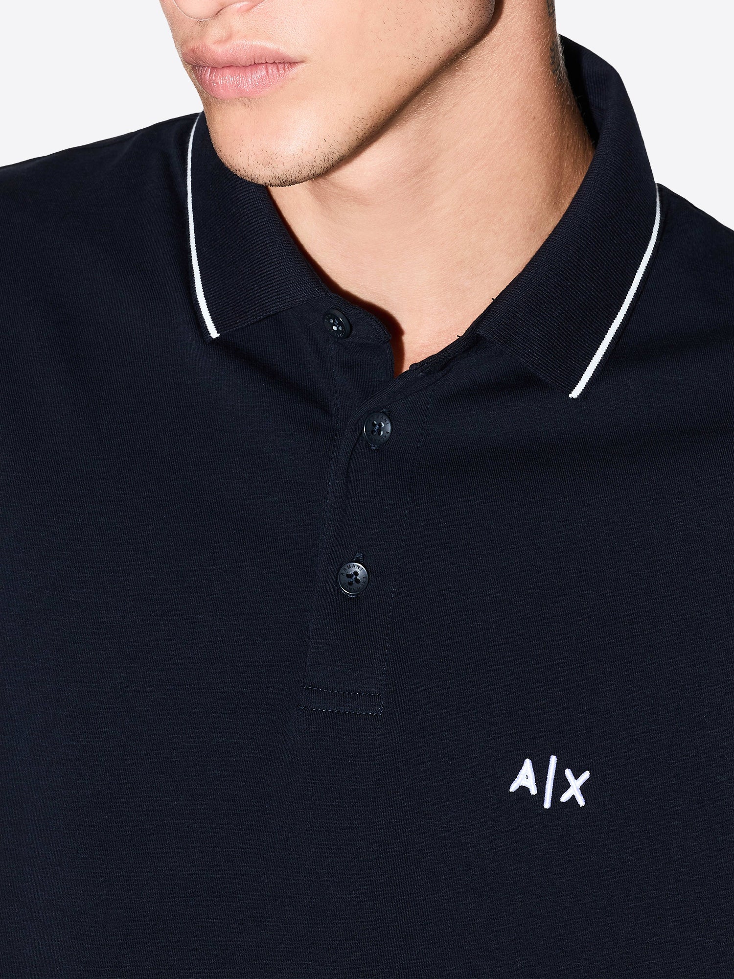 Polo AX ARMANI EXCHANGE da Uomo - blu XM001289UB101