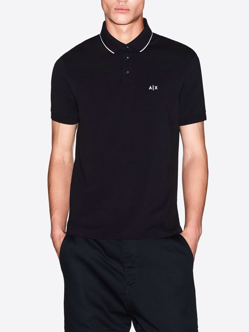 Polo AX ARMANI EXCHANGE da Uomo - nero XM001289UC001