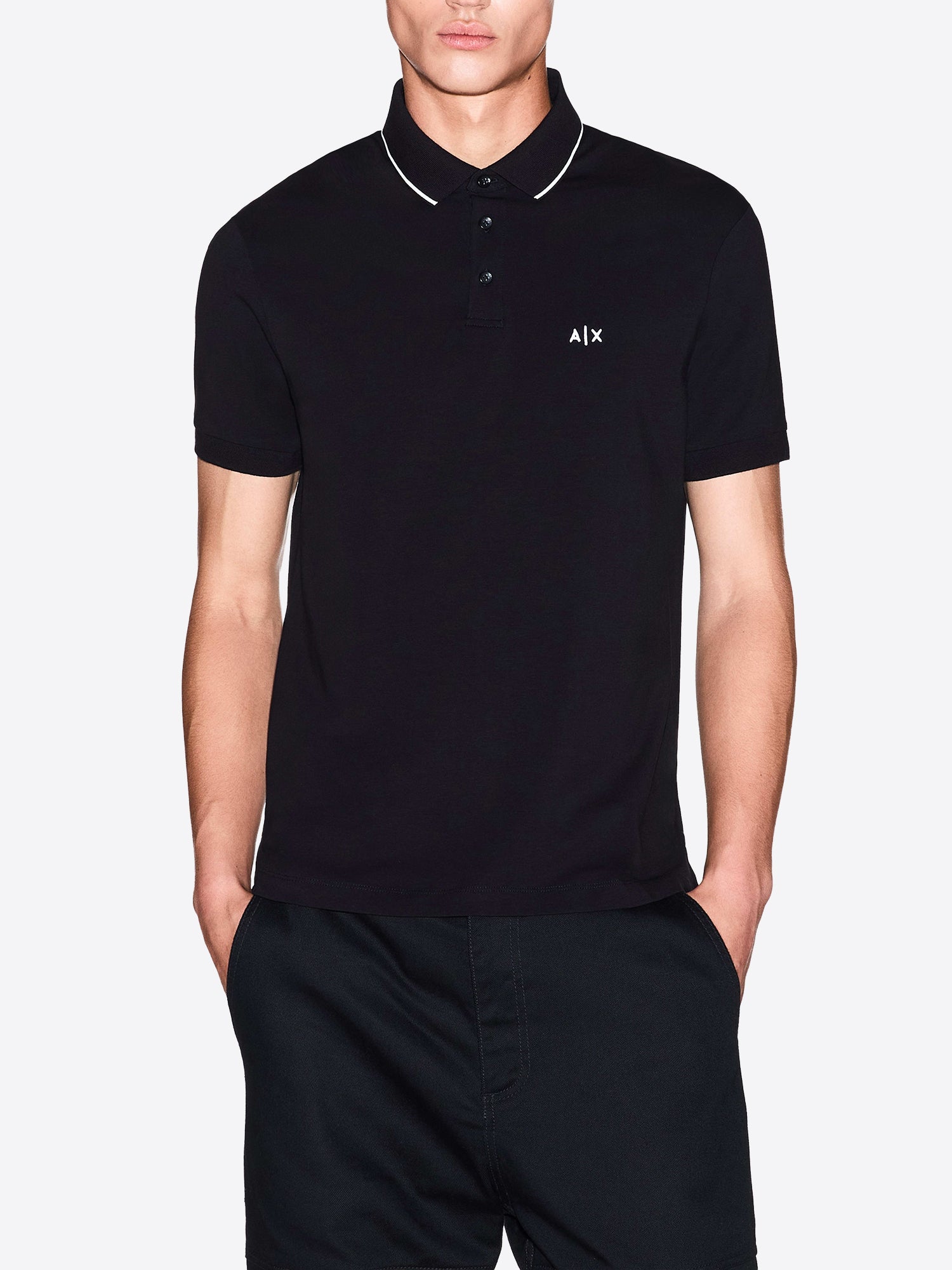 Polo AX ARMANI EXCHANGE da Uomo - nero XM001289UC001