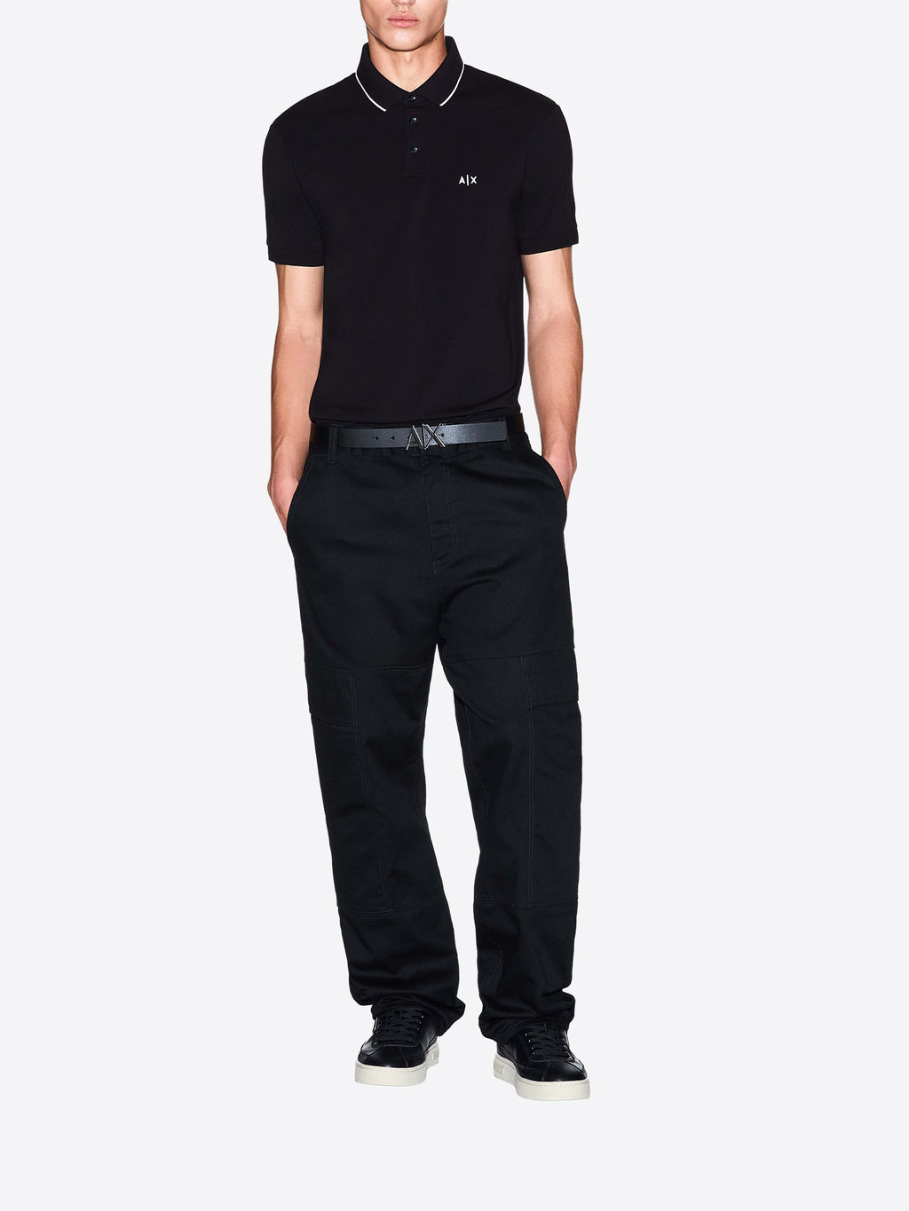 Polo AX ARMANI EXCHANGE da Uomo - nero XM001289UC001