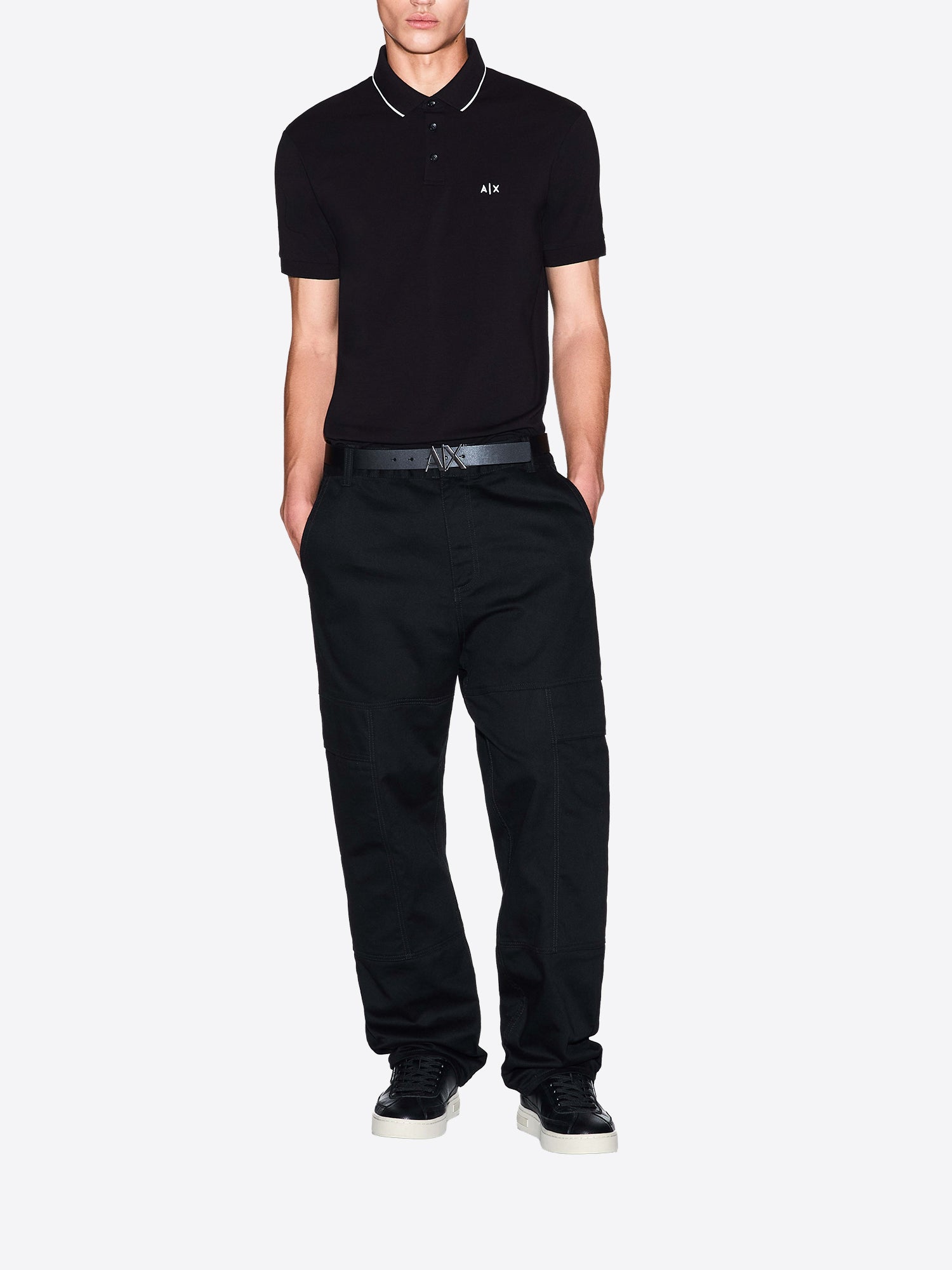 Polo AX ARMANI EXCHANGE da Uomo - nero XM001289UC001