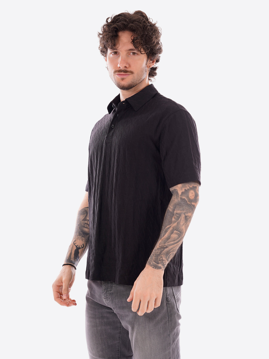 Polo AX ARMANI EXCHANGE da Uomo - nero XM001292UC001